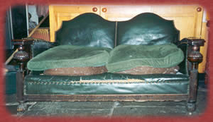 Two Seater Leather  Sofa  Before